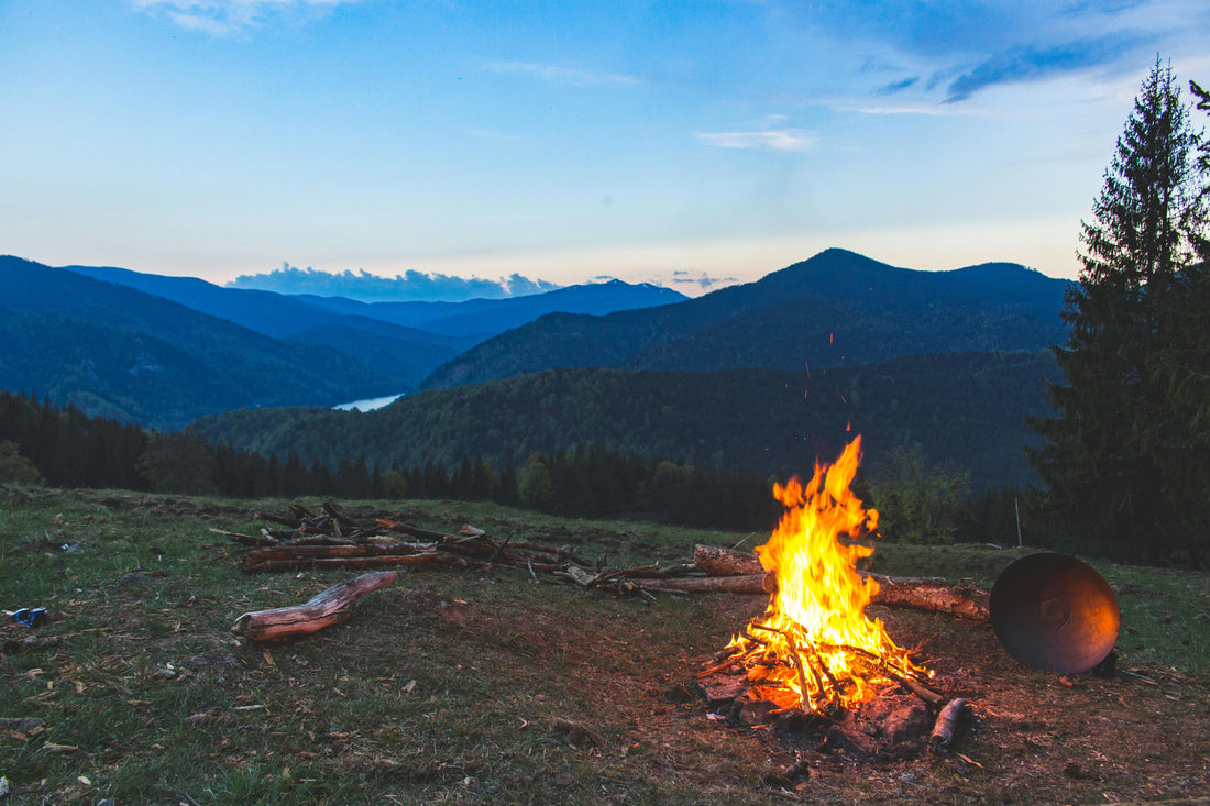 Campfire in the Mountains