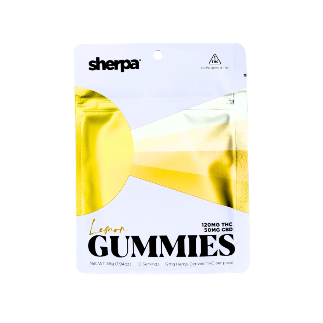 Sherpa Lemon Gummies - 120mg - Sherpa THC