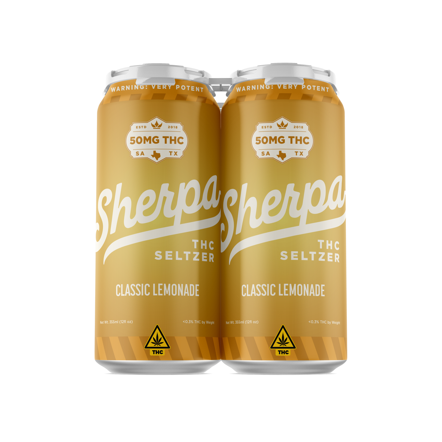Sherpa THC Seltzer: Classic Lemonade - Sherpa
