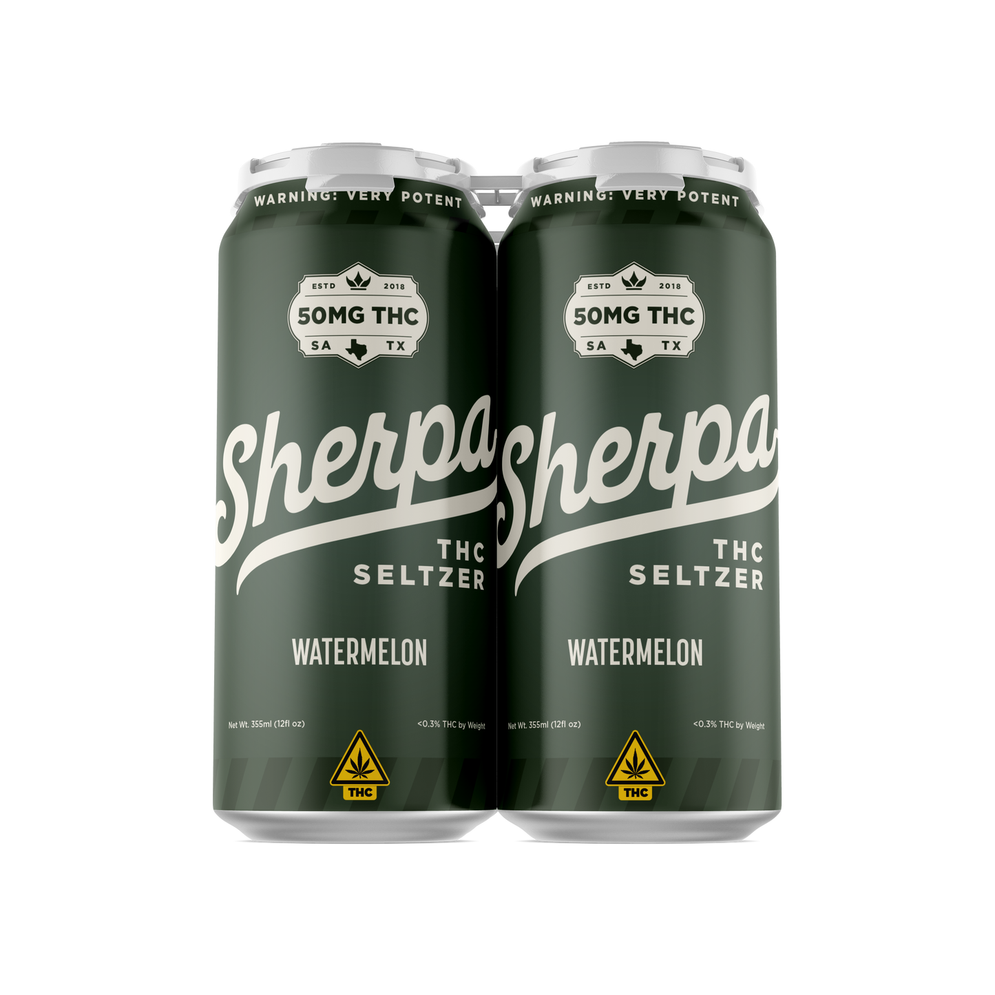 Sherpa THC Seltzer: Watermelon - Sherpa