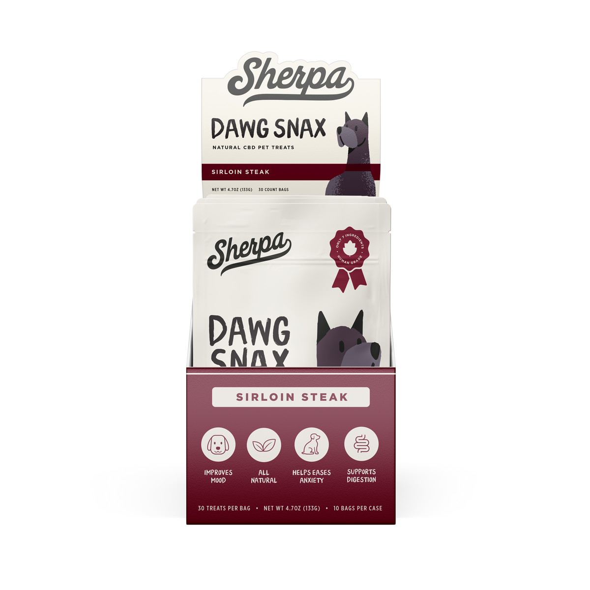 25mg CBD Dawg Snax (Wholesale) (30-Count)