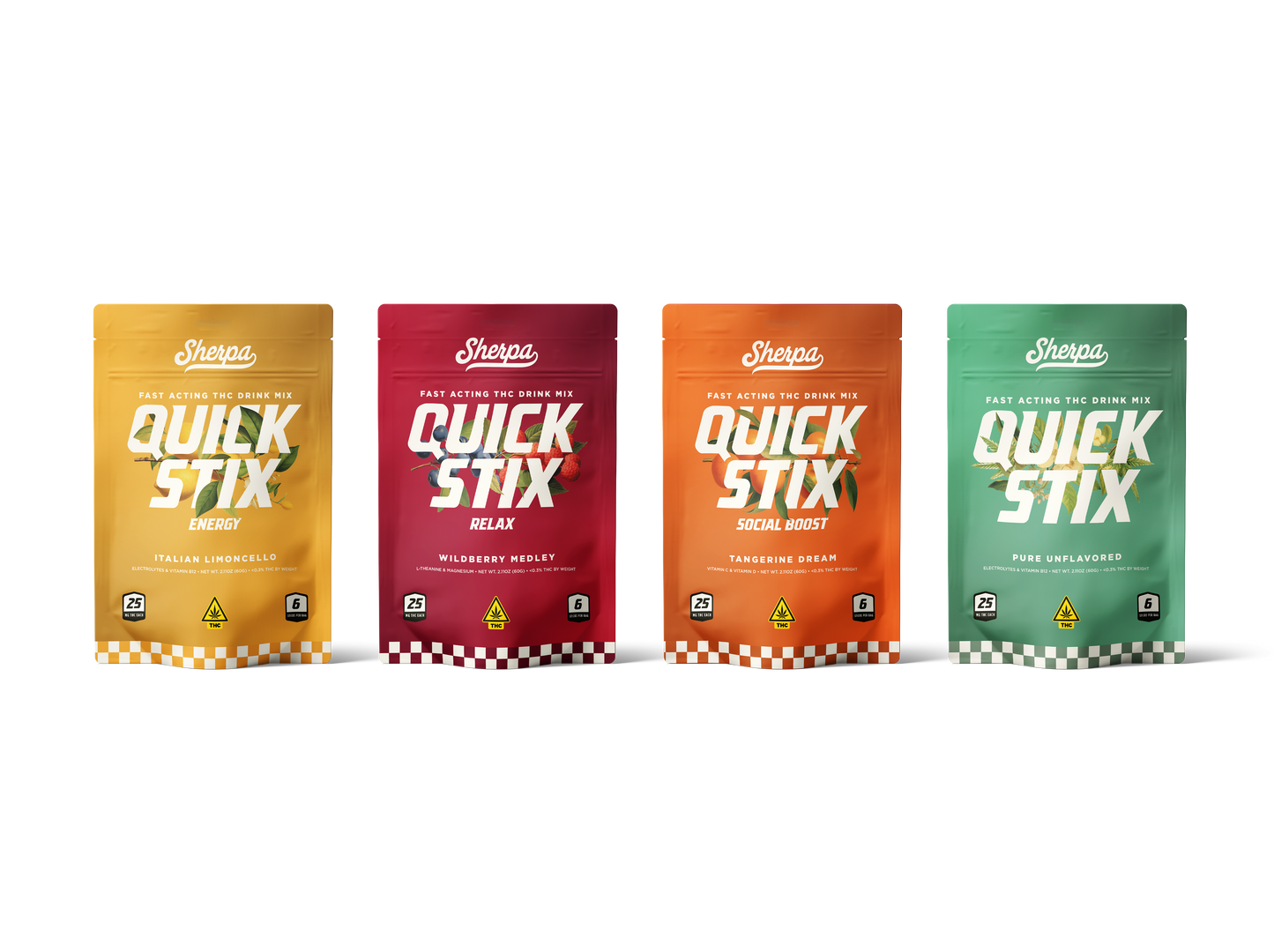 Sherpa 25mg Quick Stix 4-Pack - Sherpa