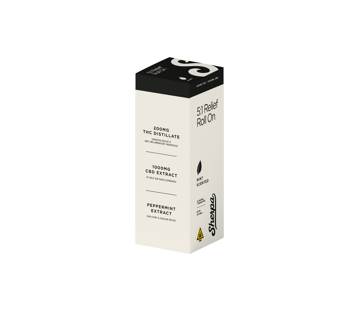 200mg THC 5:1 Relief Roll-On
