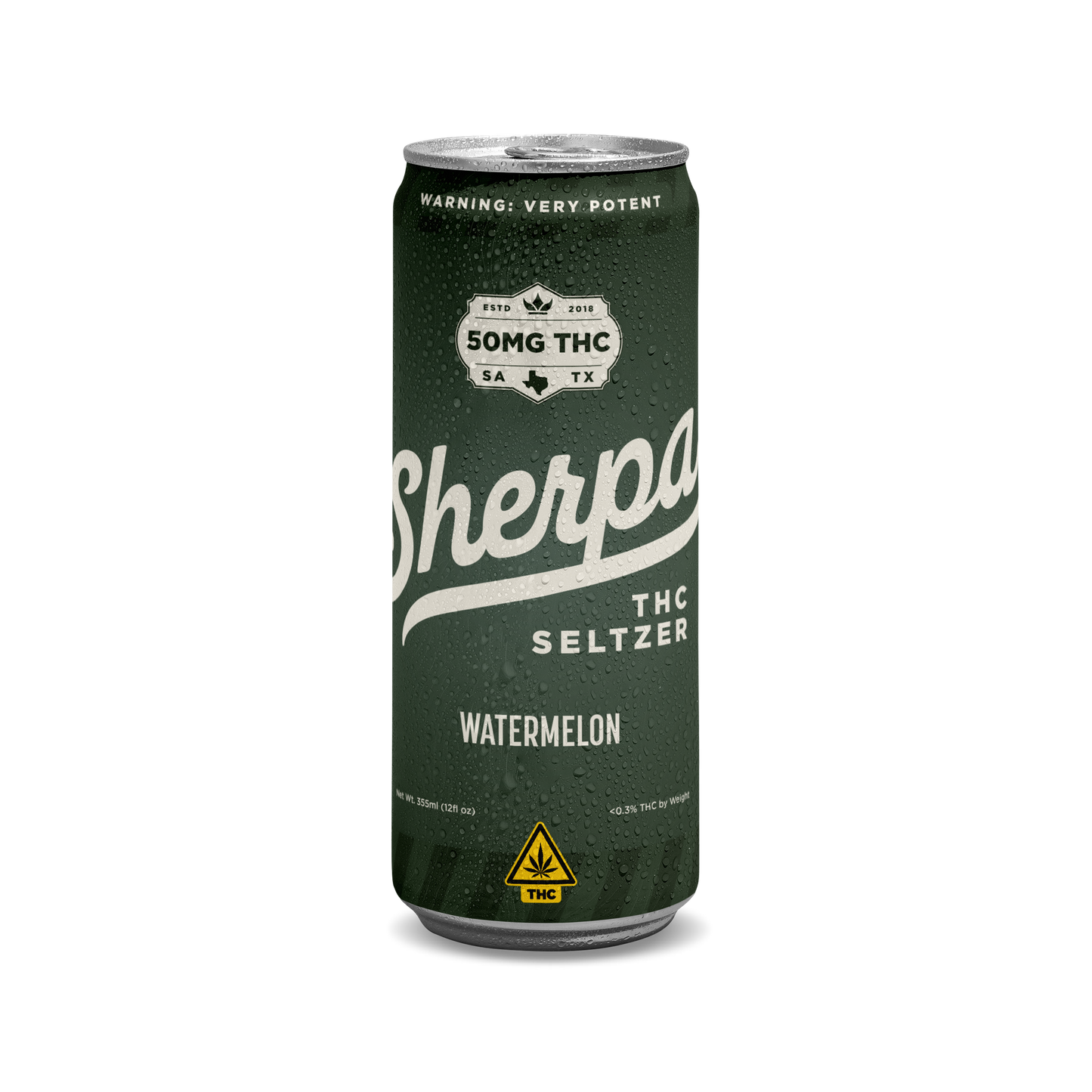 Sherpa THC Seltzer: Watermelon - Sherpa