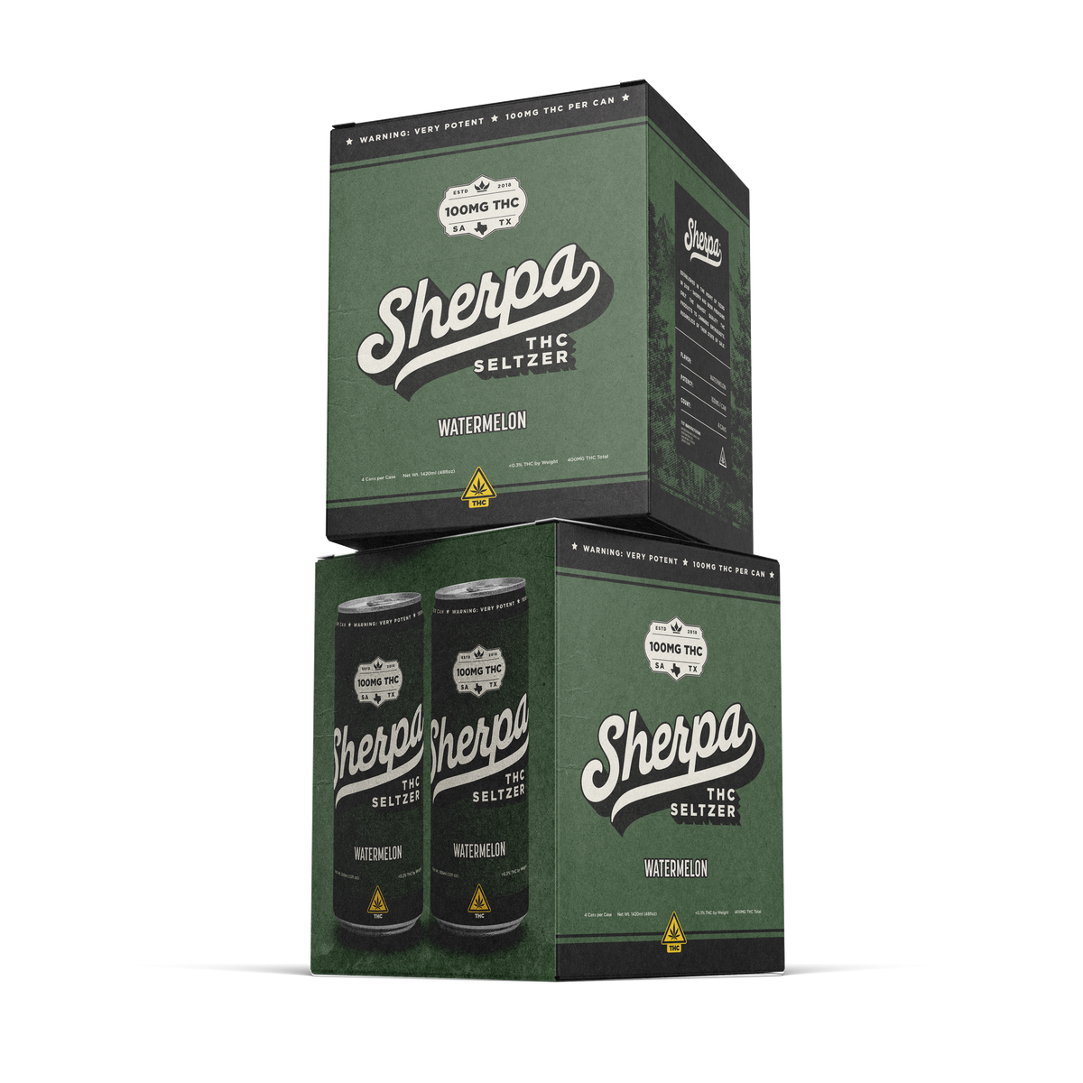 Sherpa 100mg THC Seltzer (Wholesale) (24-Pack)