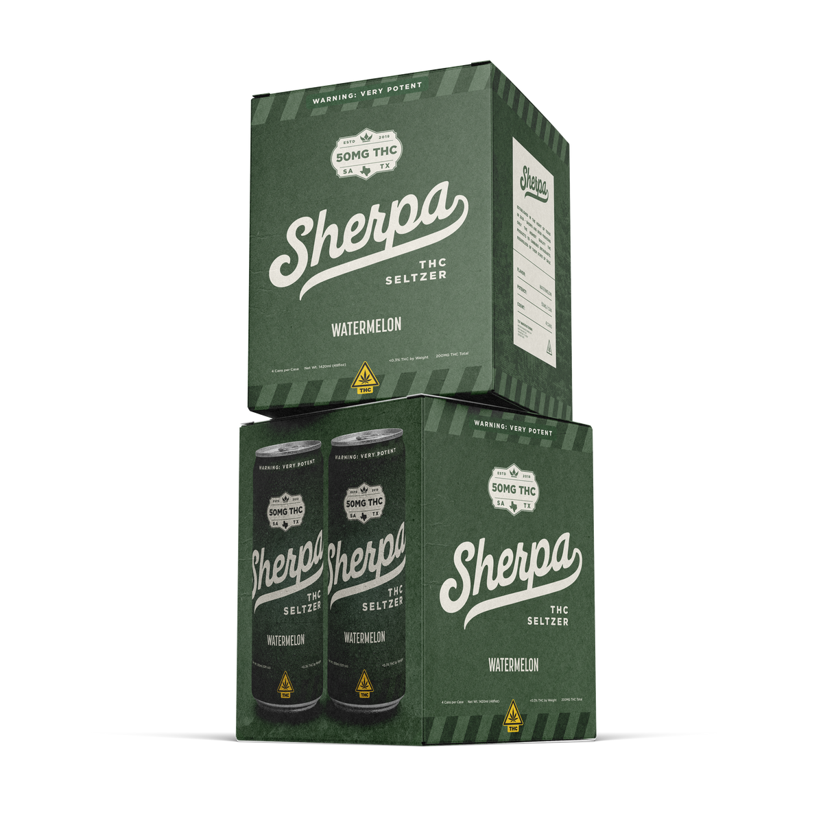 Sherpa 50mg THC Seltzer (Wholesale) (24-Pack)