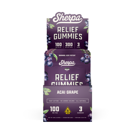 Sherpa Relief Gummies: Acai Grape (Wholesale)