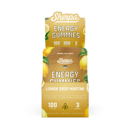 Sherpa Energy Gummies: Lemon Drop Martini (Wholesale)