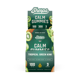 Sherpa Calm Gummies: Tropical Green Kiwi (Wholesale)