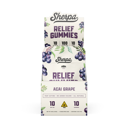 Sherpa Relief Gummies: Acai Grape (Wholesale)