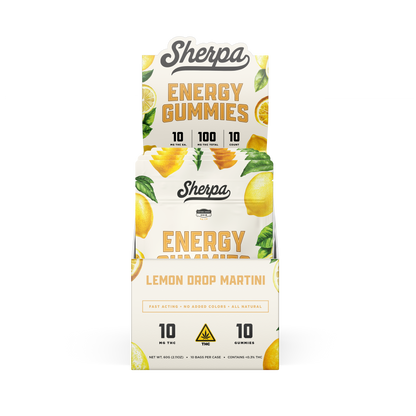 Sherpa Energy Gummies: Lemon Drop Martini (Wholesale)