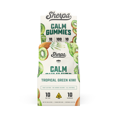 Sherpa Calm Gummies: Tropical Green Kiwi (Wholesale)