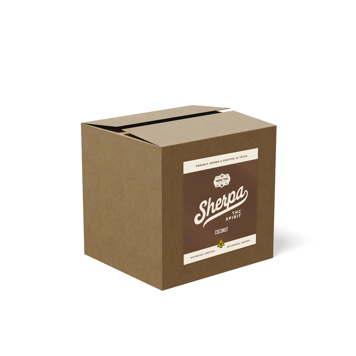 Sherpa 10mg Delta-9 THC Spirit | Non-Alcoholic | 750ml (Wholesale) (6-Count)