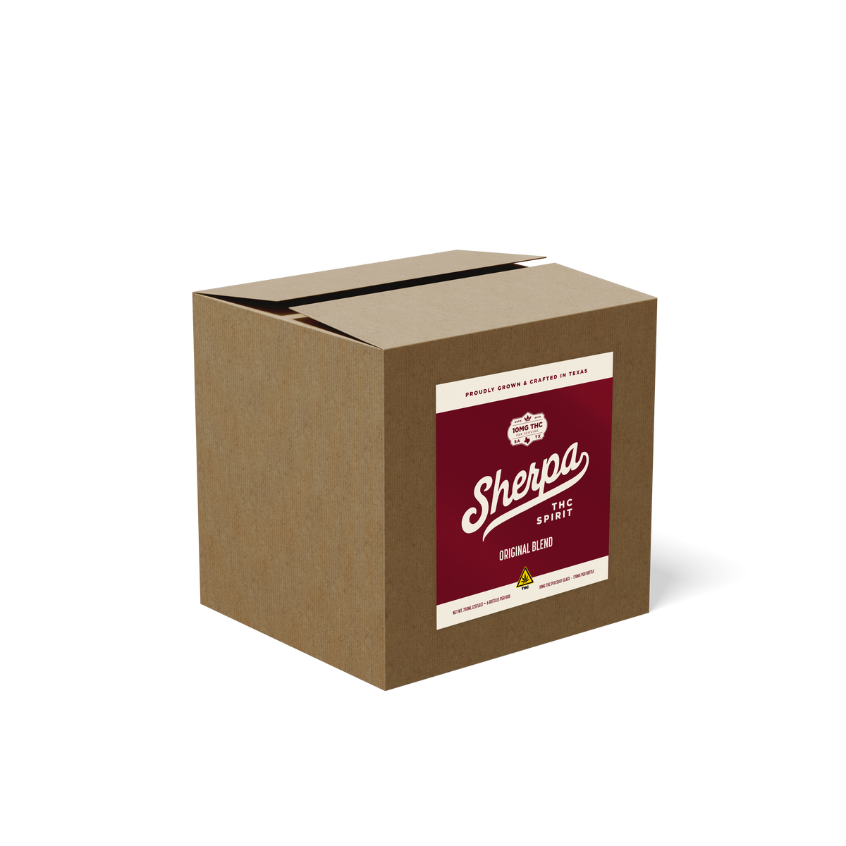 Sherpa 10mg Delta-9 THC Spirit | Non-Alcoholic | 750ml (Wholesale) (6-Count)