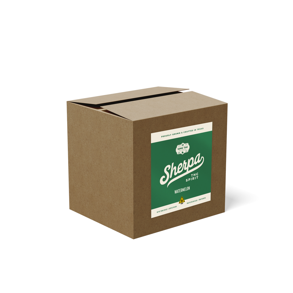Sherpa 10mg Delta-9 THC Spirit | Non-Alcoholic | 750ml (Wholesale) (6-Count)
