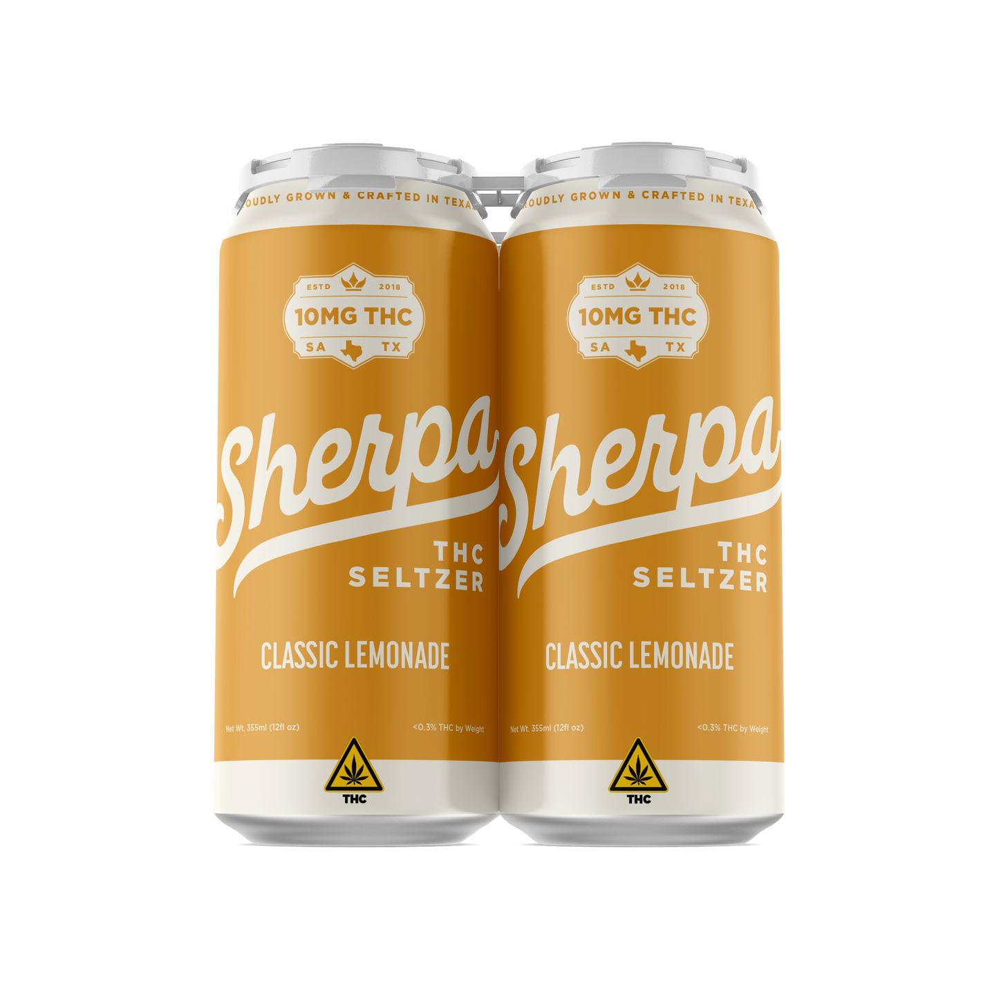 Sherpa THC Seltzer: Classic Lemonade - Sherpa 