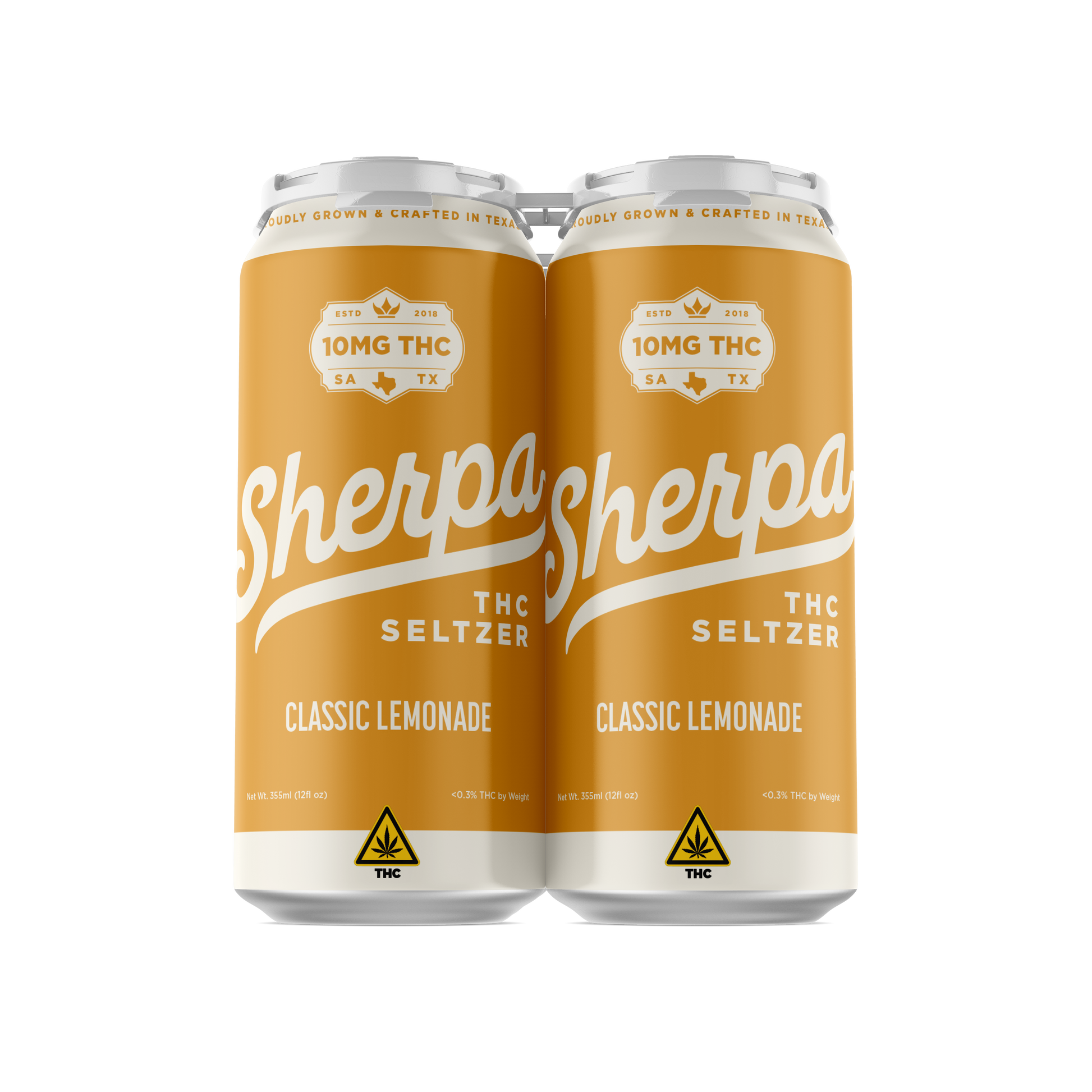 Sherpa THC Seltzer: Classic Lemonade - Sherpa 