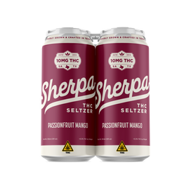 Sherpa THC Seltzer: Passionfruit Mango - Sherpa 