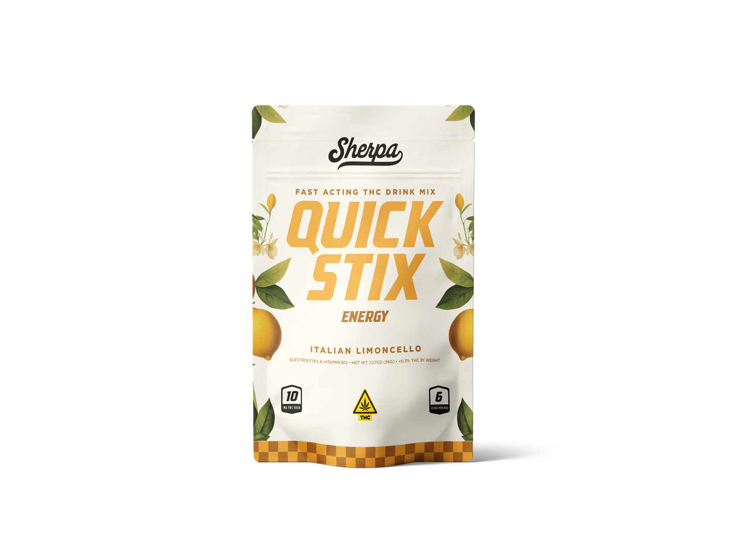 Sherpa Energy Quick Stix - Italian Limoncello (6-Count)