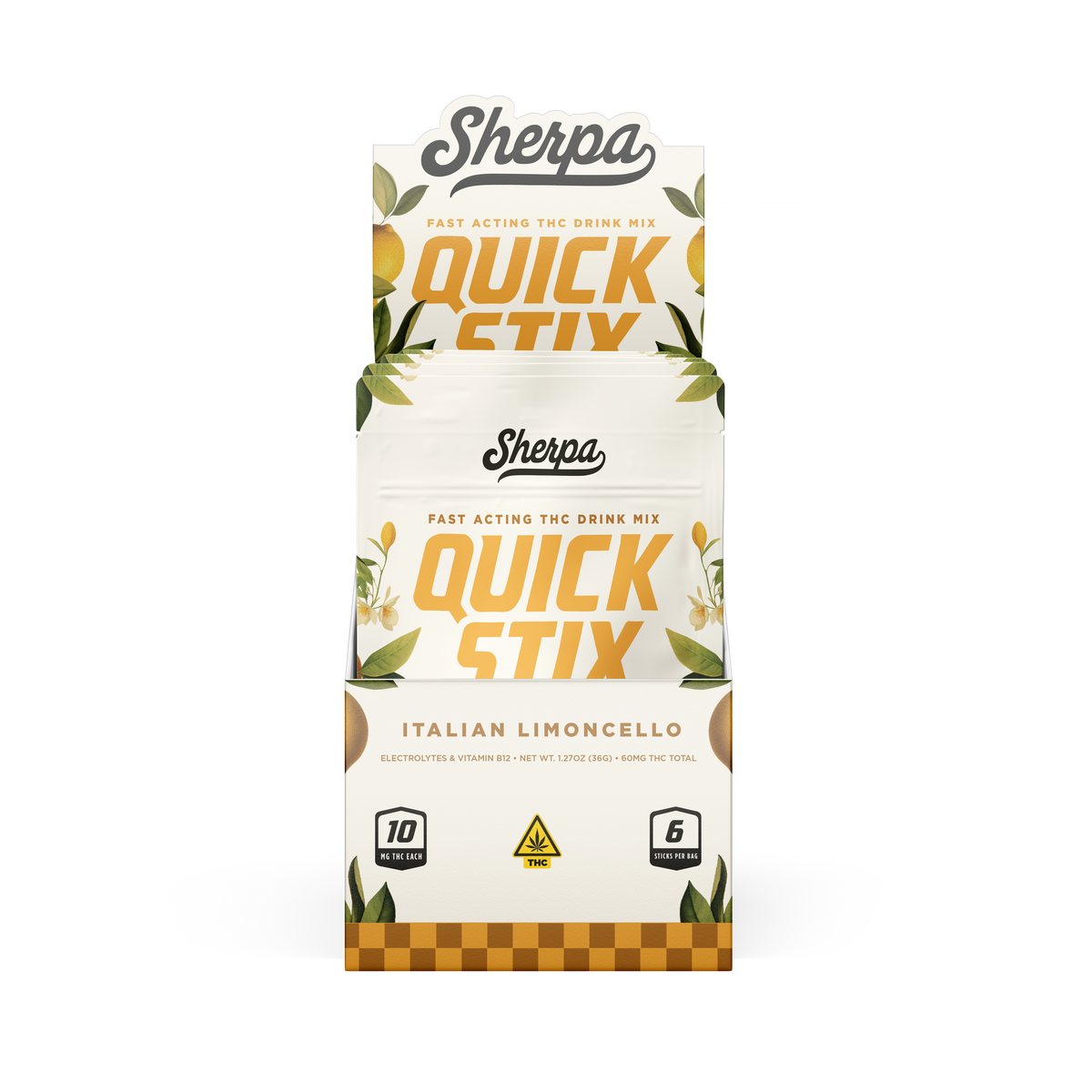 Sherpa Energy Quick Stix - Italian Limoncello (Wholesale) (6-Count)