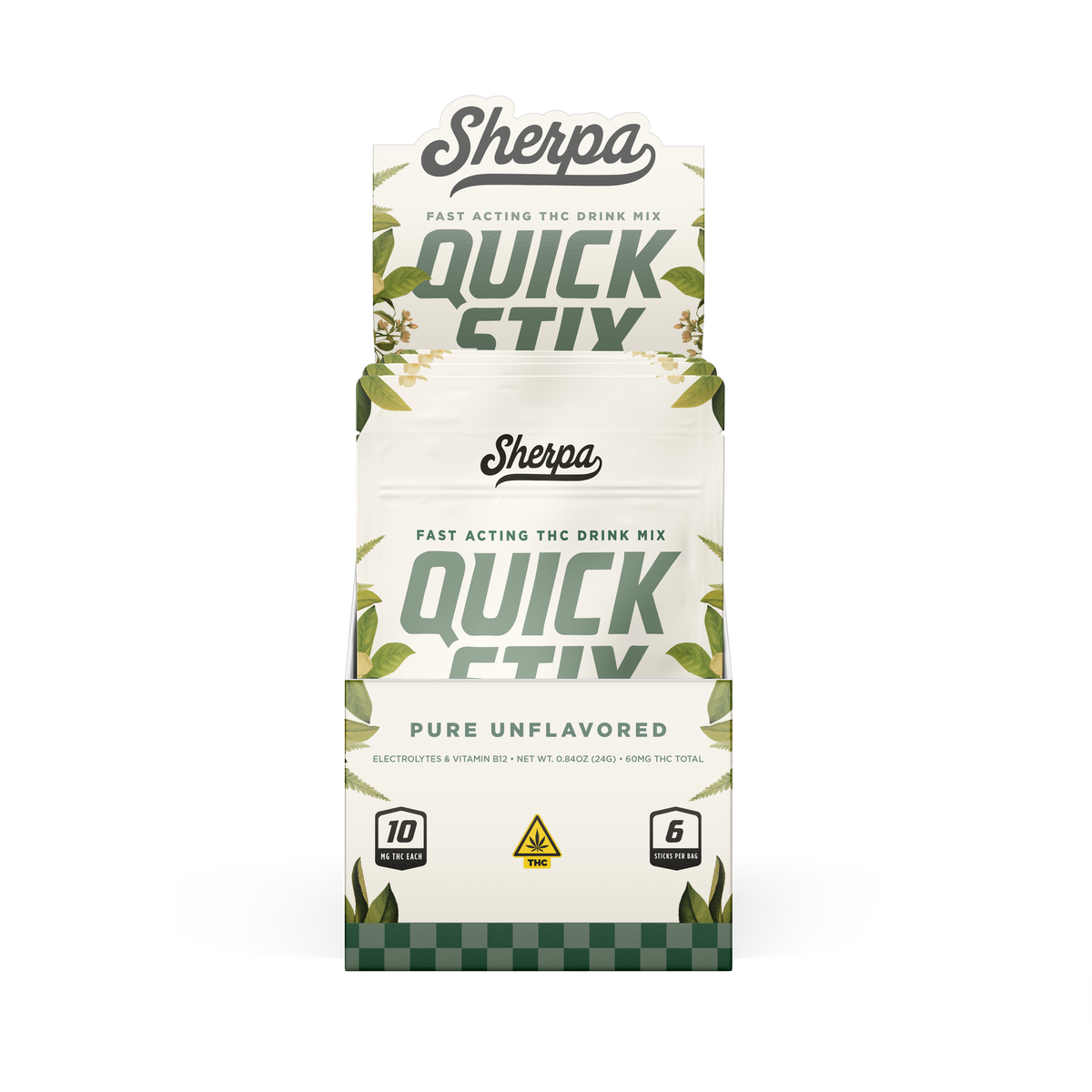 Sherpa Quick Stix - Pure Unflavored (Wholesale) (6-Count)