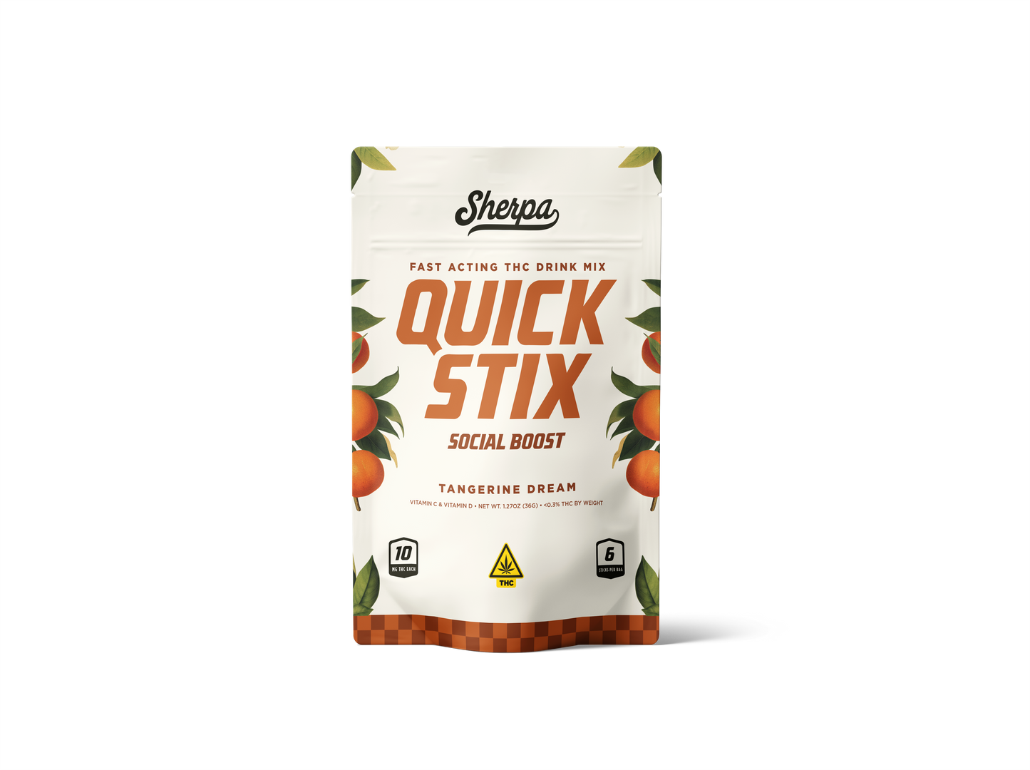 Sherpa Social Quick Stix - Tangerine Dream (6-Count)