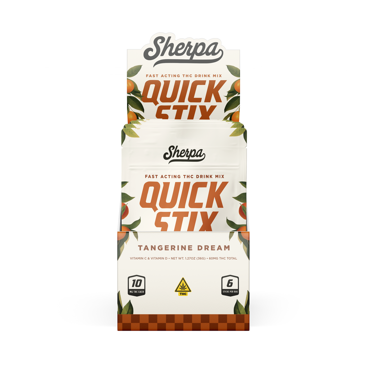 Sherpa Social Quick Stix - Tangerine Dream (Wholesale (6-Count)