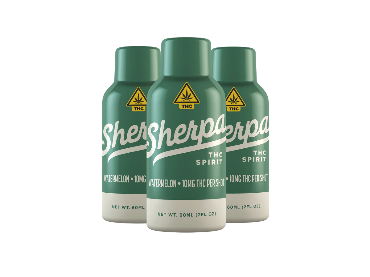 Sherpa 10mg Delta-9 THC Spirit Shooter | Non-Alcoholic | 60ml