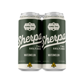 Sherpa THC Seltzer: Watermelon - Sherpa 