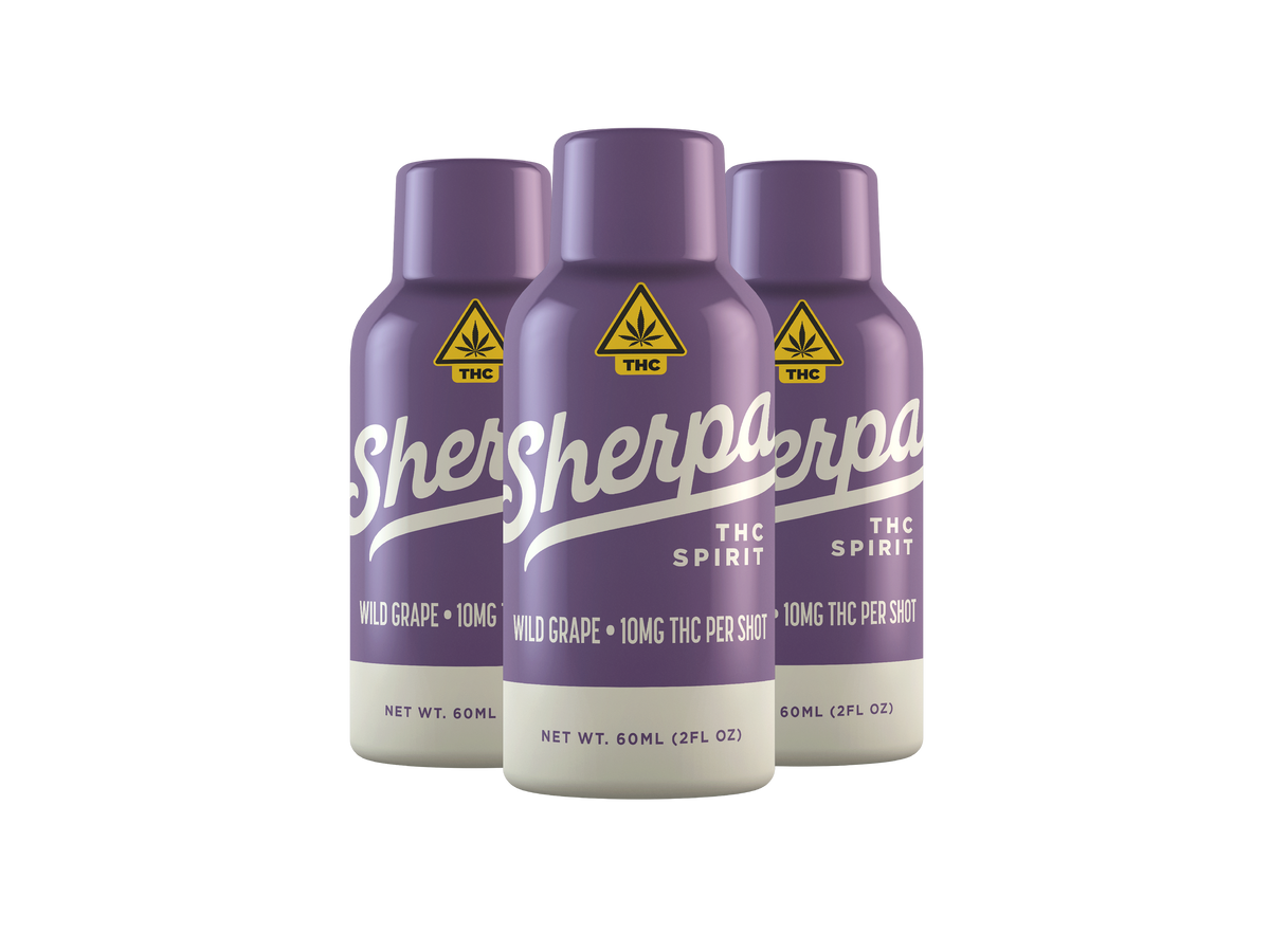 Sherpa 10mg Delta-9 THC Spirit Shooter | Non-Alcoholic | 60ml