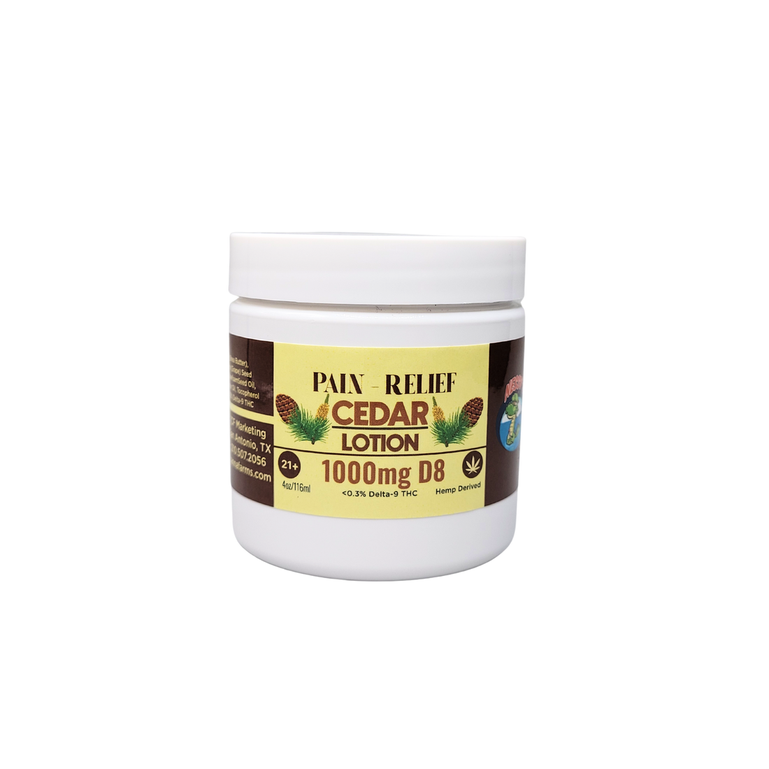1000mg Delta-8 Pain Relief Lotion - Sherpa THC