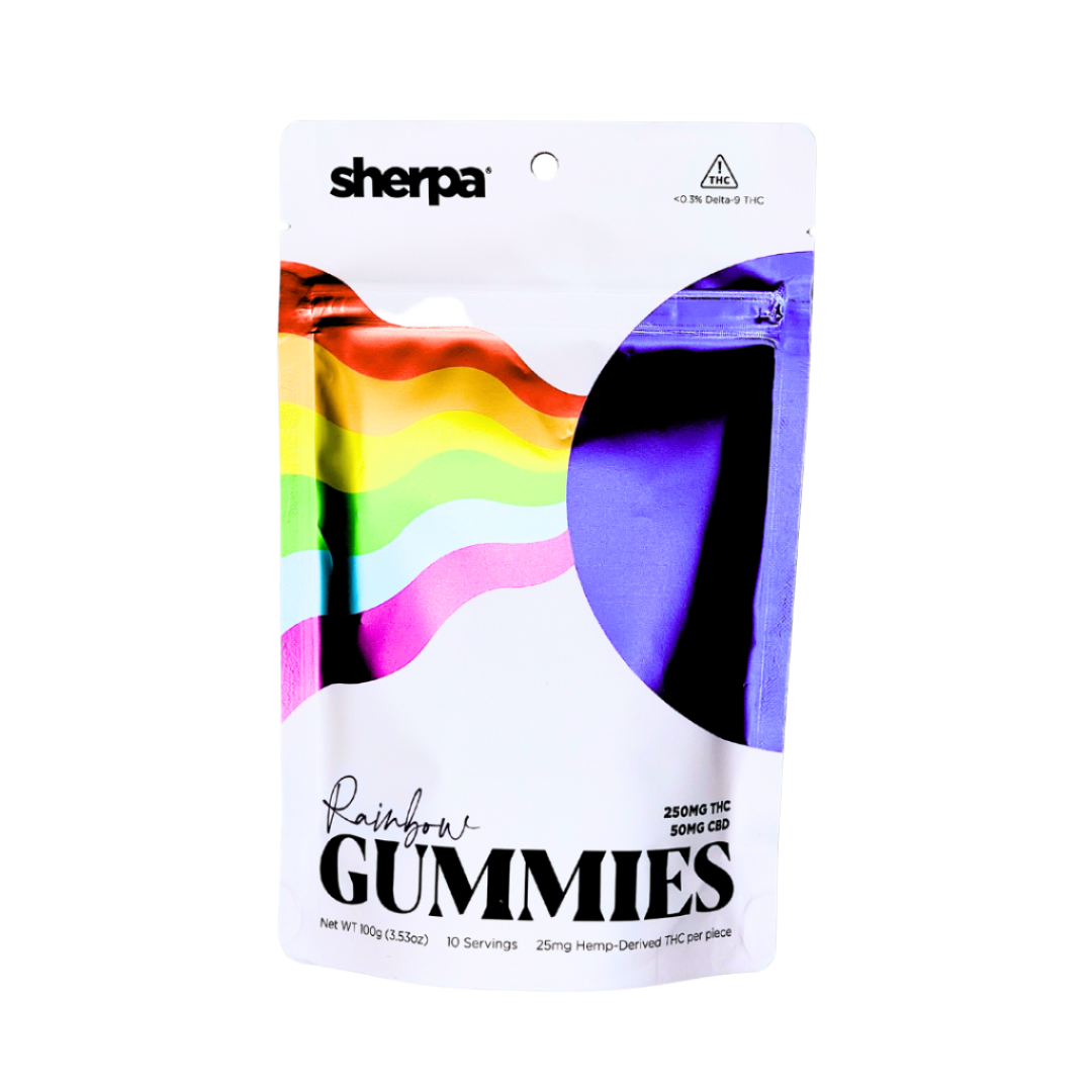 Sherpa Rainbow Gummies - 250mg - Sherpa THC