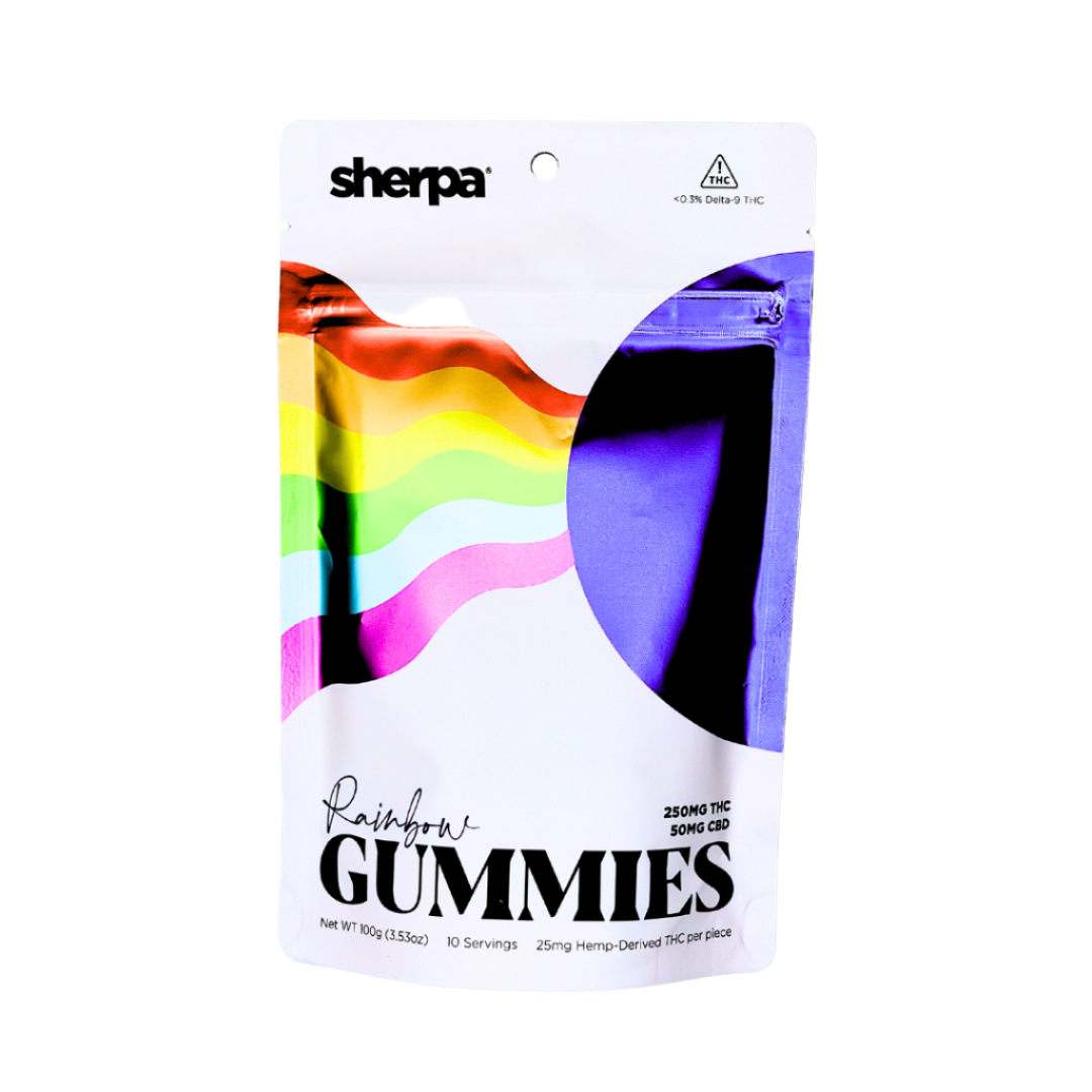 Sherpa Rainbow Gummies - 25mg - Sherpa THC