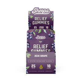 Sherpa Relief Gummies: Acai Grape (Wholesale)