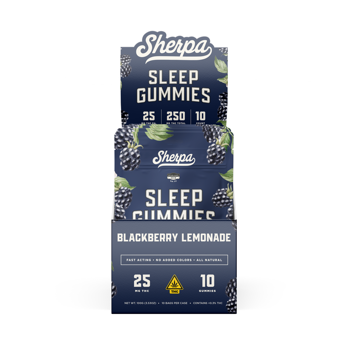 Sherpa Sleep Gummies: Blackberry Lemonade (Wholesale)