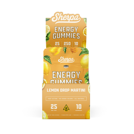 Sherpa Energy Gummies: Lemon Drop Martini (Wholesale)