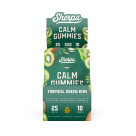 Sherpa Calm Gummies: Tropical Green Kiwi (Wholesale)