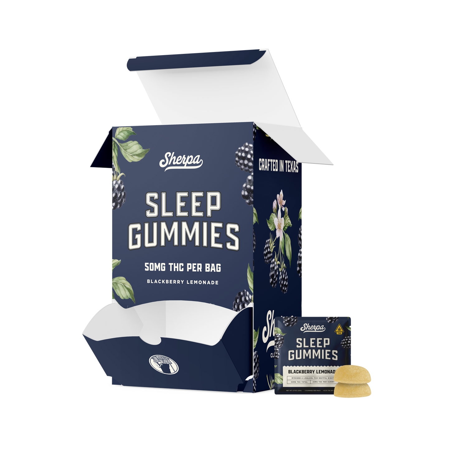 Sherpa Sleep Gummies: Blackberry Lemonade (Wholesale)