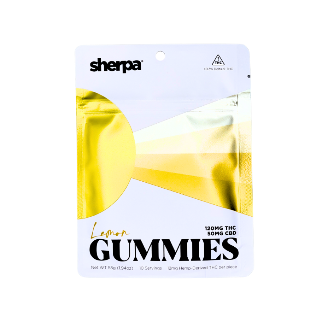 Sherpa Lemon Gummies - 12mg - Sherpa THC