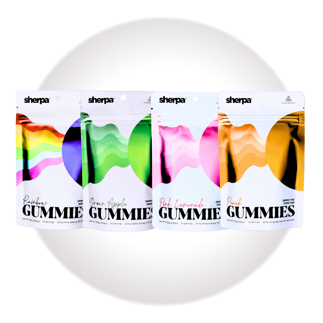 4pk Sherpa THC Gummies - 25mg - Sherpa THC