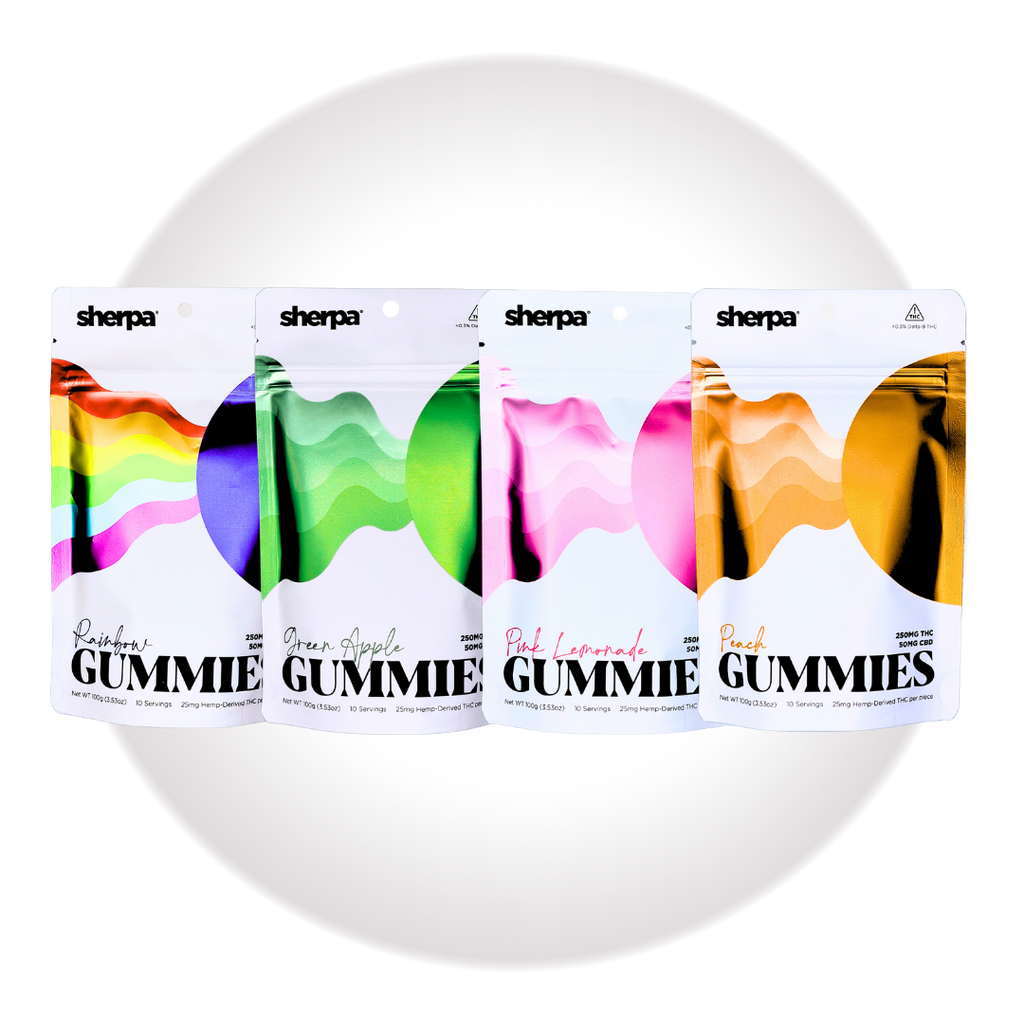 4pk Sherpa THC Gummies - 25mg - Sherpa THC