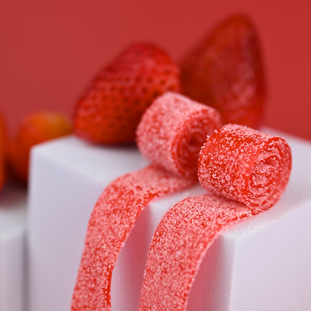 15mg Strawberry 15mg THC Sour Belts - Sherpa
