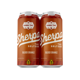 Sherpa THC Seltzer: Blood Orange - Sherpa 