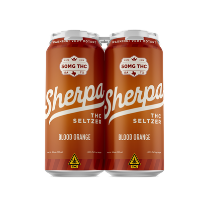 Sherpa THC Seltzer: Blood Orange - Sherpa 