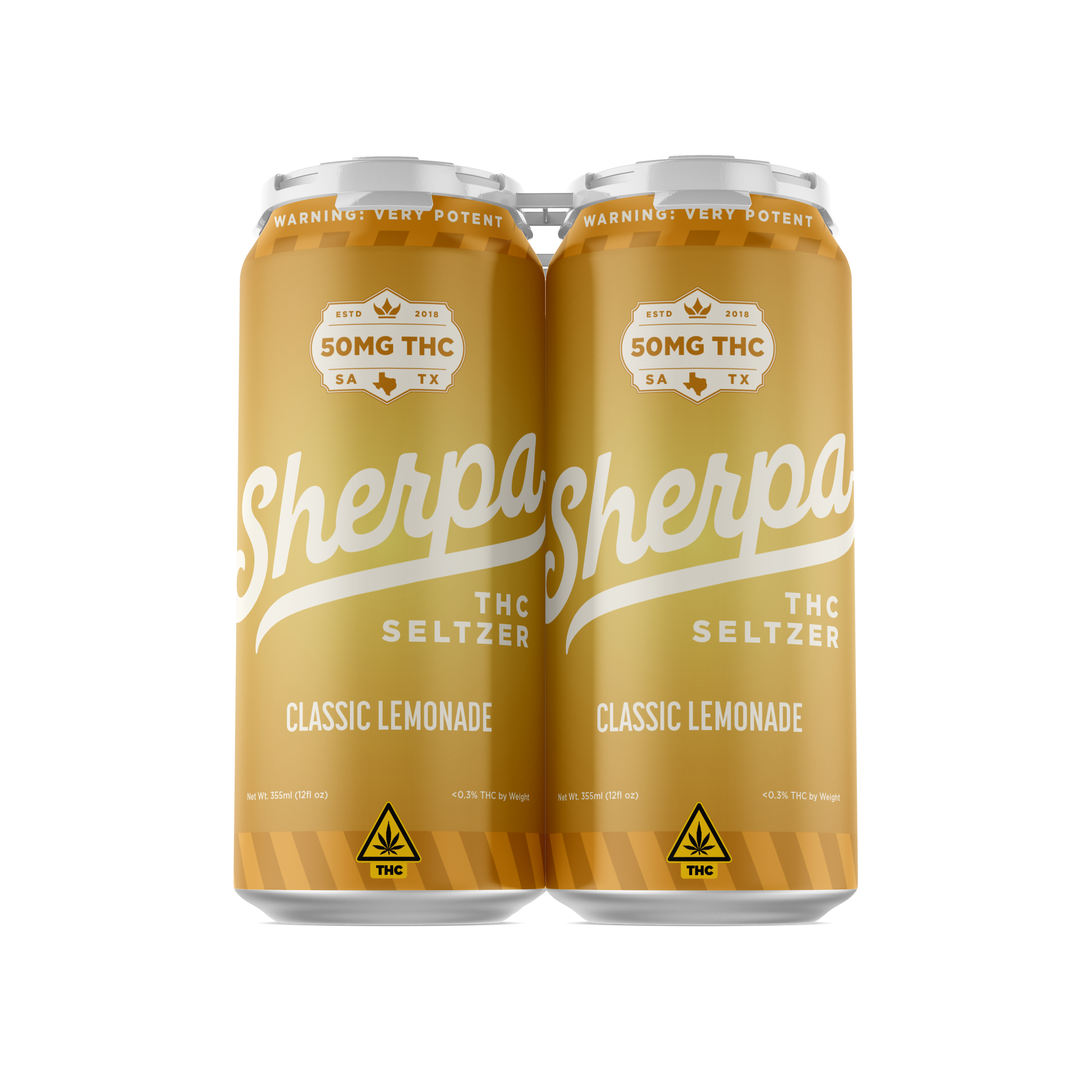 Sherpa THC Seltzer: Classic Lemonade - Sherpa 