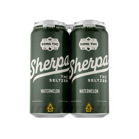 Sherpa THC Seltzer: Watermelon - Sherpa 