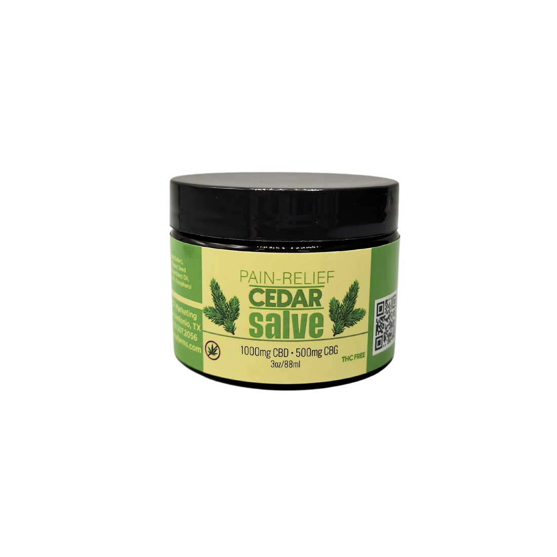 1000mg CBD/500mg CBG Salve - Sherpa THC