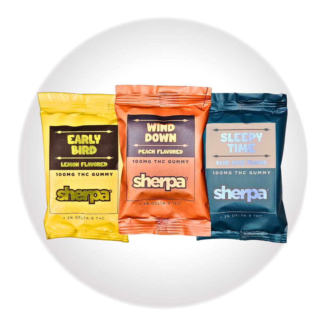 3PK SHERPA 100MG SINGLES - Sherpa THC