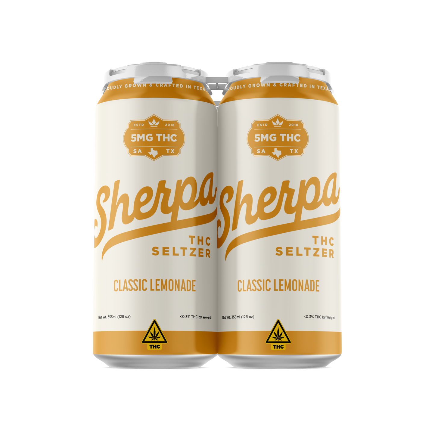 Sherpa THC Seltzer: Classic Lemonade - Sherpa 