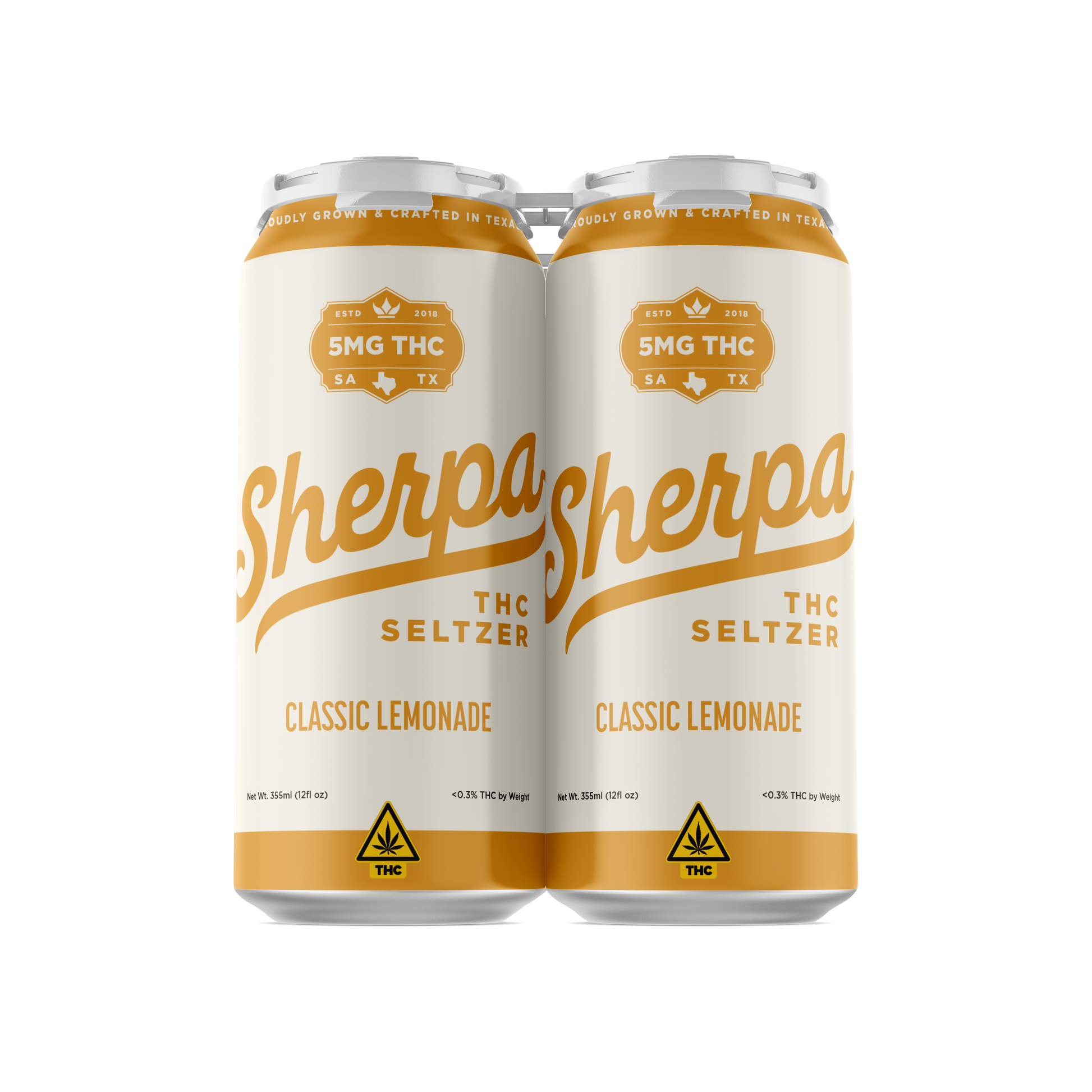 Sherpa THC Seltzer: Classic Lemonade - Sherpa 